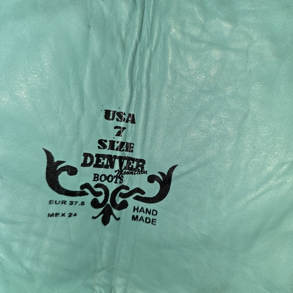 Denver Mountain Boots Studded Dark Brown Leather Women's Boots Size 7 - Picture 9 of 10